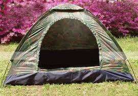 2 Sleeper Camp Tent + Powerful LED Lantern combo**IDEAL OUTDOOR COMPANION**