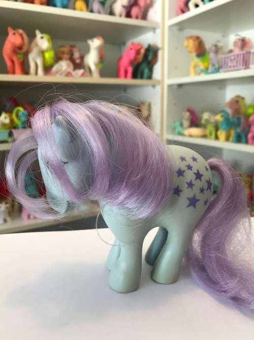 My Little Pony - Concave Foot Collector`s Pose - Blue Belle (1983)