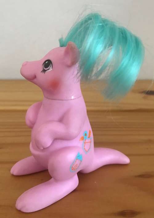 My Little Pony - Baby Ponies and Pretty Pals - Baby Hoppy the Kangaroo (hair trim) (1988) - RARE!