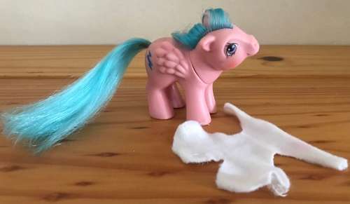 My Little Pony - Play `n Care - Baby Firefly (TLC) with diaper (1984)