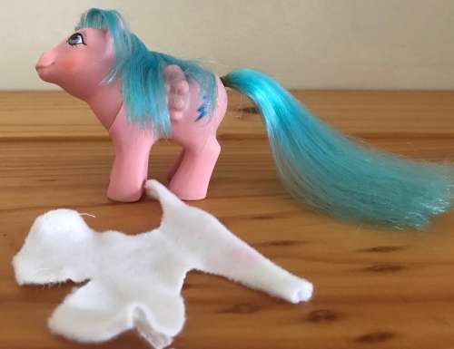 My Little Pony - Play `n Care - Baby Firefly (TLC) with diaper (1984)