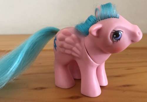 My Little Pony - Play `n Care - Baby Firefly (TLC) with diaper (1984)