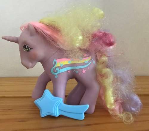 My Little Pony - Rainbow Curl Ponies - Streaky with brush (1989)