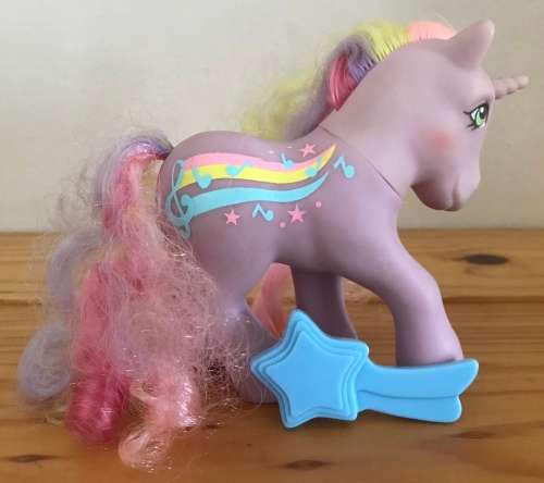 My Little Pony - Rainbow Curl Ponies - Streaky with brush (1989)