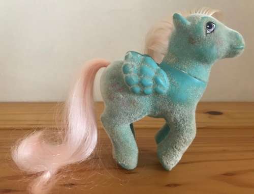 My Little Pony - So Soft Ponies - Wind Whistler (1985) - for deflocking project