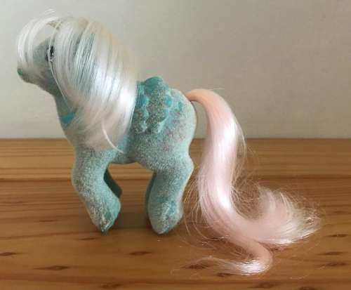 My Little Pony - So Soft Ponies - Wind Whistler (1985) - for deflocking project