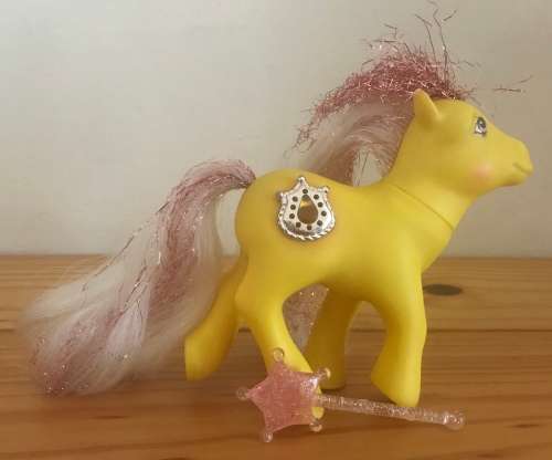 My Little Pony - Princess Ponies (second set) - Princess Moondust with wand! (1987) - RARE