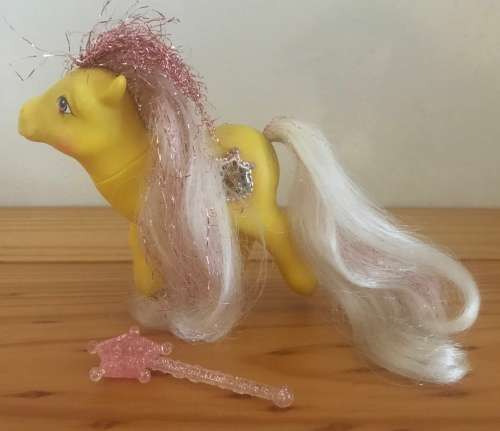 My Little Pony - Princess Ponies (second set) - Princess Moondust with wand! (1987) - RARE