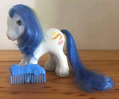 My Little Pony - Big Brother Ponies - Chief with rare racecar comb (1987) - RARE
