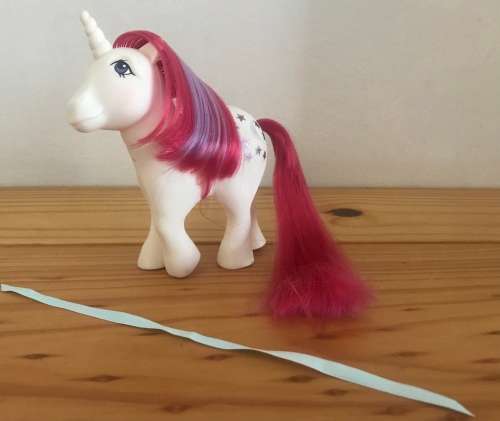 My Little Pony - Moondancer with original light blue ribbon (1983)