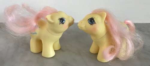 My Little Pony - Newborn Twins - Milkweed and Tumbleweed (1986)