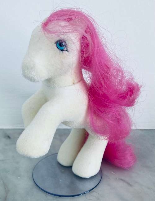 My Little Pony - So Soft - Magic Star and Truly WITH RARE STAND! (1985)