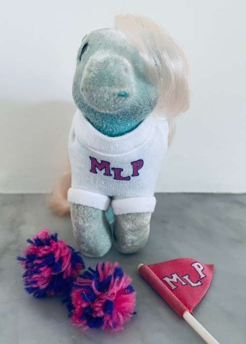 My Little Pony - So Soft - Wind Whistler (1985) with Pony Wear - Pom Pom Pony (1984 - incomplete)
