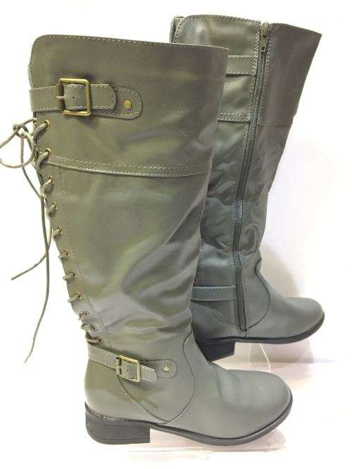 Ladies Long Lace Up Boots