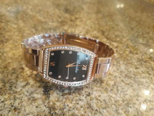 Rose Gold-Tone Womens Watch