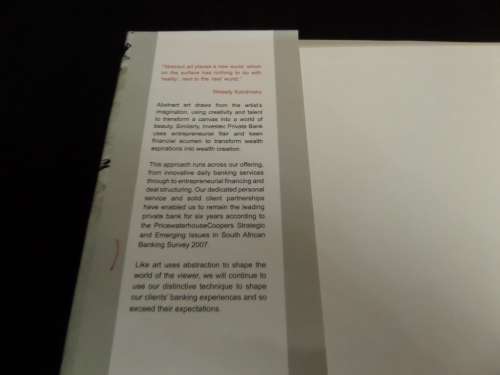 Abstract by Nature by Jonathan Basckin (Signed) Good Condition