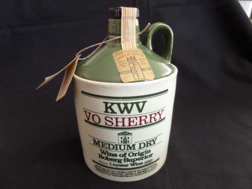 KWV VO Sherry Medium Dry Boberg Superior Liqueur Wine 750ml Sealed