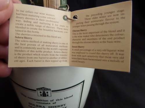 KWV VO Sherry Medium Dry Boberg Superior Liqueur Wine 750ml Sealed