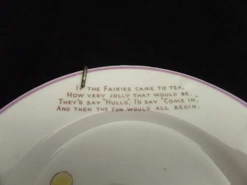 Shelley England Kiddies Plate