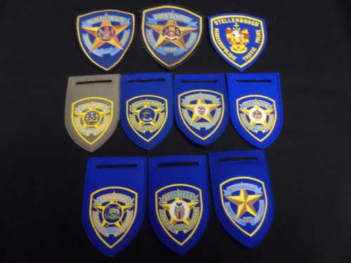 Lot of 10 South African Traffic Badges