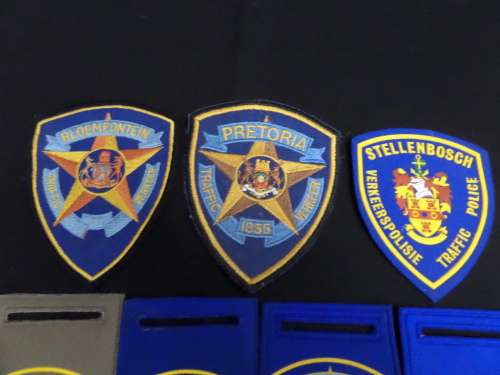 Lot of 10 South African Traffic Badges