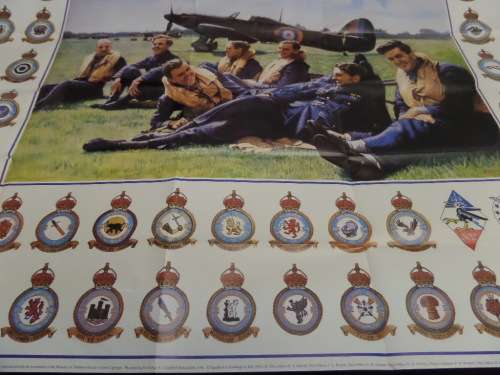 R.A.F   Royal Air Force Battle of Britain Poster