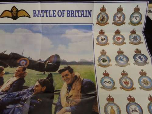 R.A.F   Royal Air Force Battle of Britain Poster