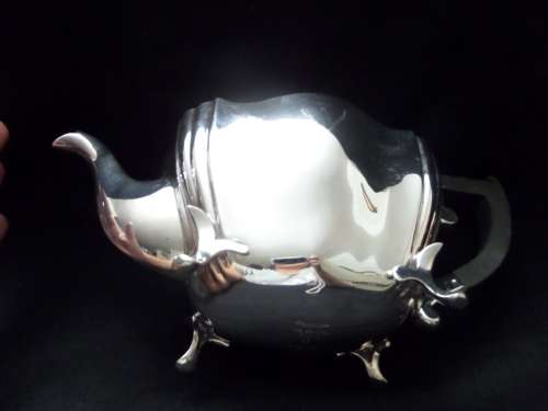 Heirloom E.P.N.S. Plated Art Deco Tea Set (3 Piece)