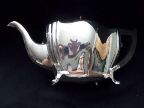 Heirloom E.P.N.S. Plated Art Deco Tea Set (3 Piece)