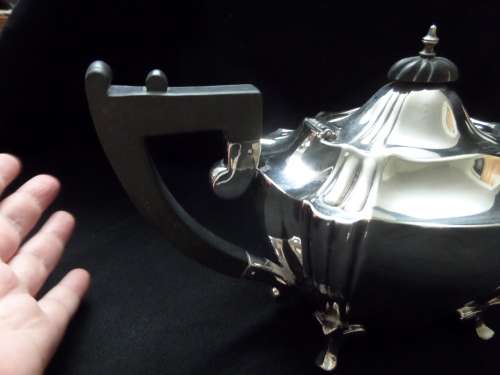 Heirloom E.P.N.S. Plated Art Deco Tea Set (3 Piece)