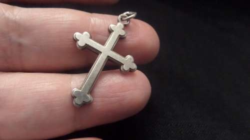 835 Silver Pendant (Cross) 2.8 grams