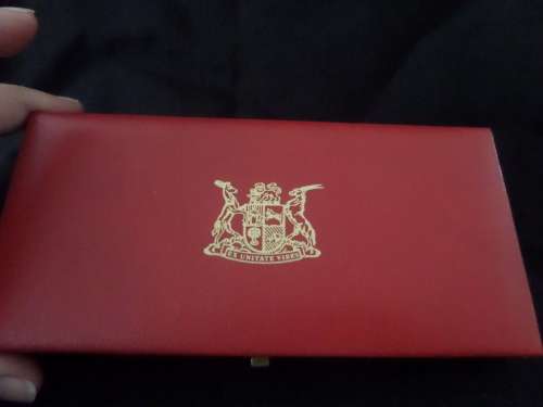 1982 South Africa Proof Coin Set (Gold coins missing)