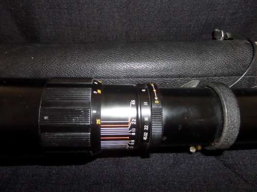 Soligor f=450mm 1:8  no H503250 Lens made in Japan in Holder