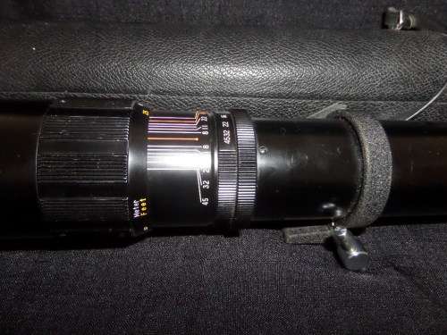 Soligor f=450mm 1:8  no H503250 Lens made in Japan in Holder