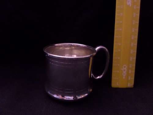Silver Plated Christening Cup marked W.N. Rogers E.P.N.S Toronto  (6cm high)