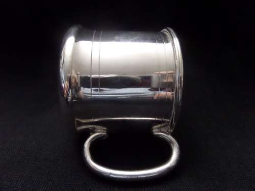 Silver Plated Christening Cup marked W.N. Rogers E.P.N.S Toronto  (6cm high)