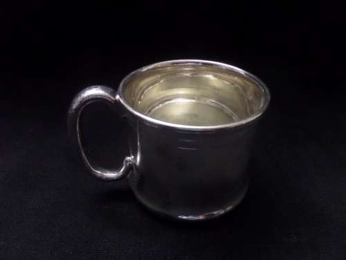 Silver Plated Christening Cup marked W.N. Rogers E.P.N.S Toronto  (6cm high)