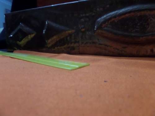 Arts and Crafts Style Copper Plaque Boxed 62 cmx10 cm x 2 cm