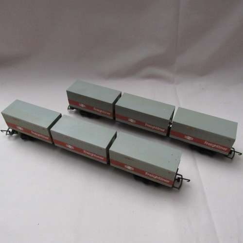 2 X Triang /Hornby R633 Freightliner Container Wagons (bid for lot)