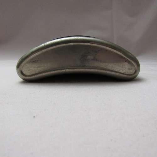 Vintage Leather and Metal Hip Flask  19 cm made in West Germany