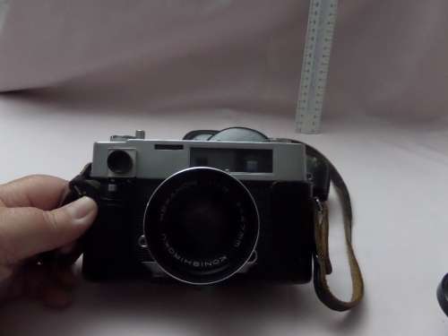 Konica Auto S Hexanon 47 mm Honishiroku made in Japan Camera
