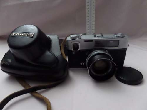 Konica Auto S Hexanon 47 mm Honishiroku made in Japan Camera