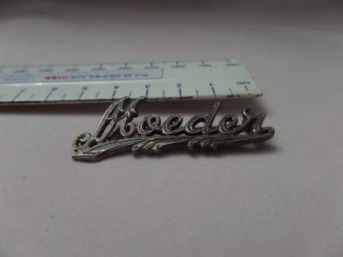 Beautiful Old Vintage Sterling Silver Brooch (Moeder)