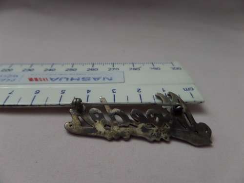 Beautiful Old Vintage Sterling Silver Brooch (Moeder)