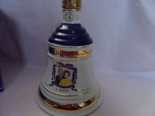 Bells Old Scotch Whisky Decanter - Golden Wedding Anniversary - 750ML  Boxed and Sealed