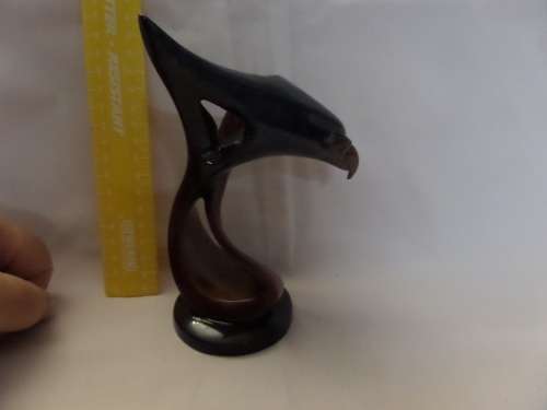 Very Rare Supernal Eagle Sculpture "Sapphire" by Stephen Herrera 2006