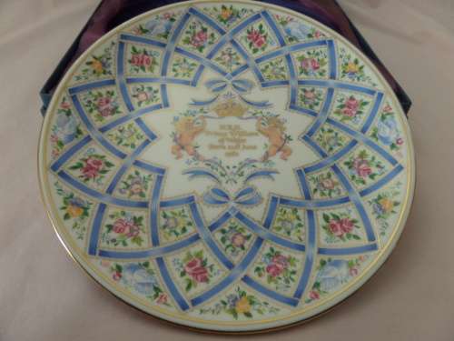 Royal Doulton PlateTo Celebrate the birth of their Royal Highnesses the Prince and Princess of Wales