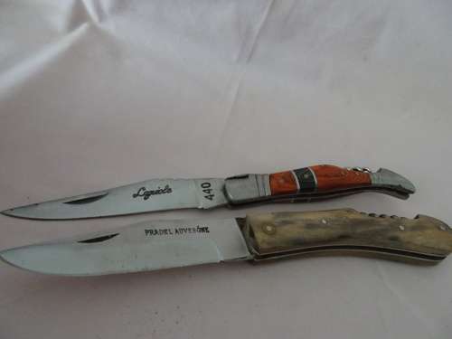 2 x Very Interesting Pocket Knives   - 1 x Laguiole and  1 x Pradel Auvergne