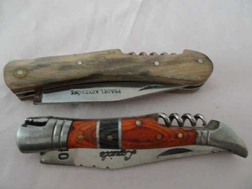 2 x Very Interesting Pocket Knives   - 1 x Laguiole and  1 x Pradel Auvergne