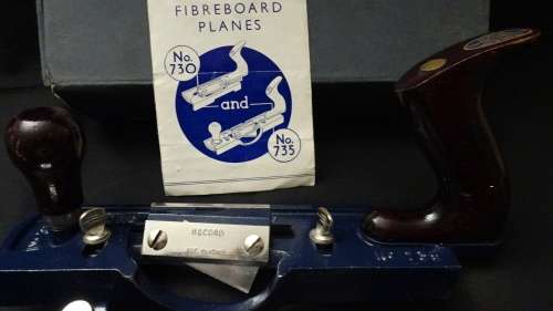 Record Fibreboard Planes No 730 and 735 Planes made in England